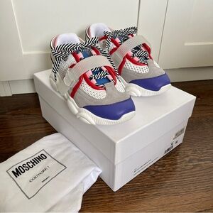 Moschino Multicolor Teddy Trainer Sneakers